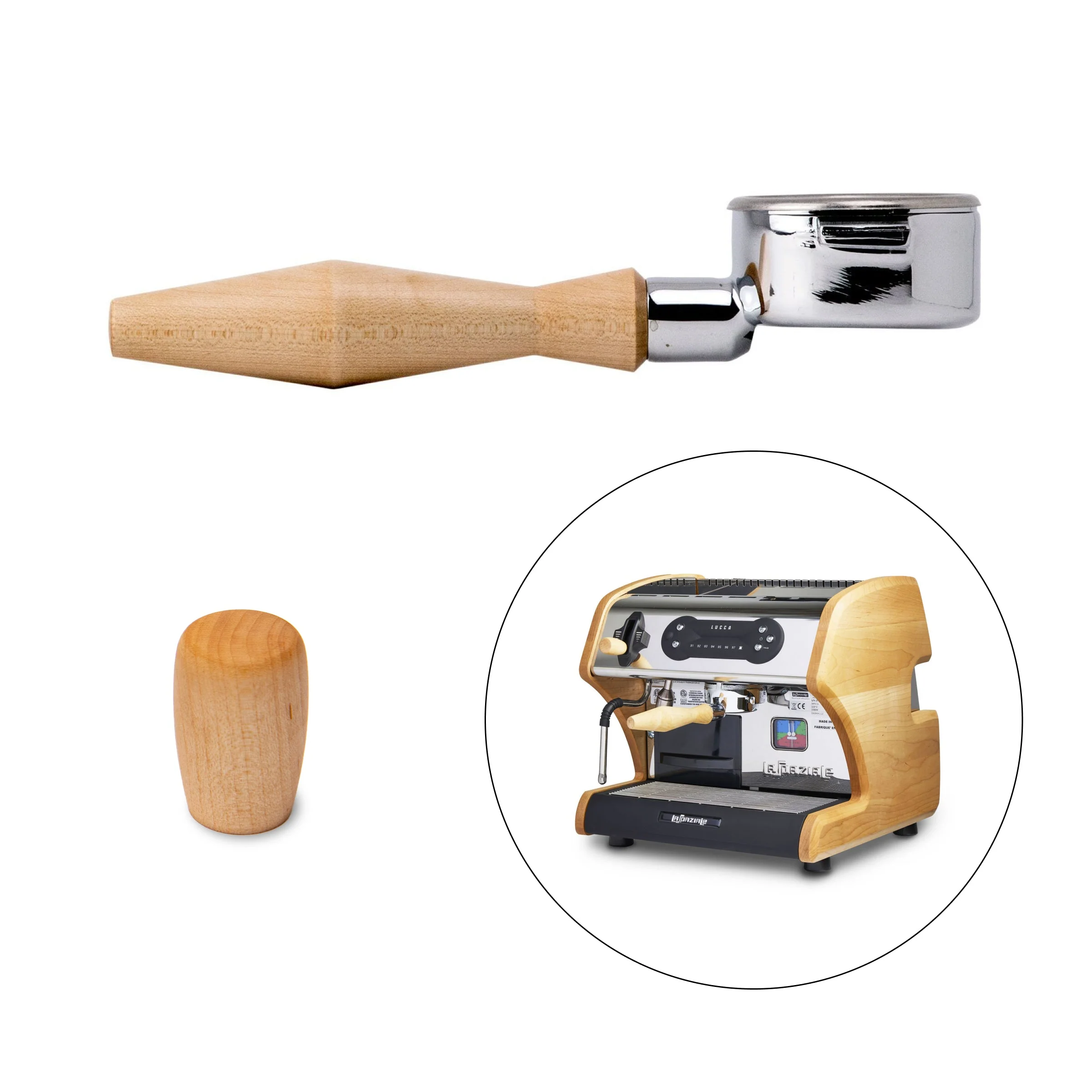 Espresso Machine Wood Touch Points - Image 3