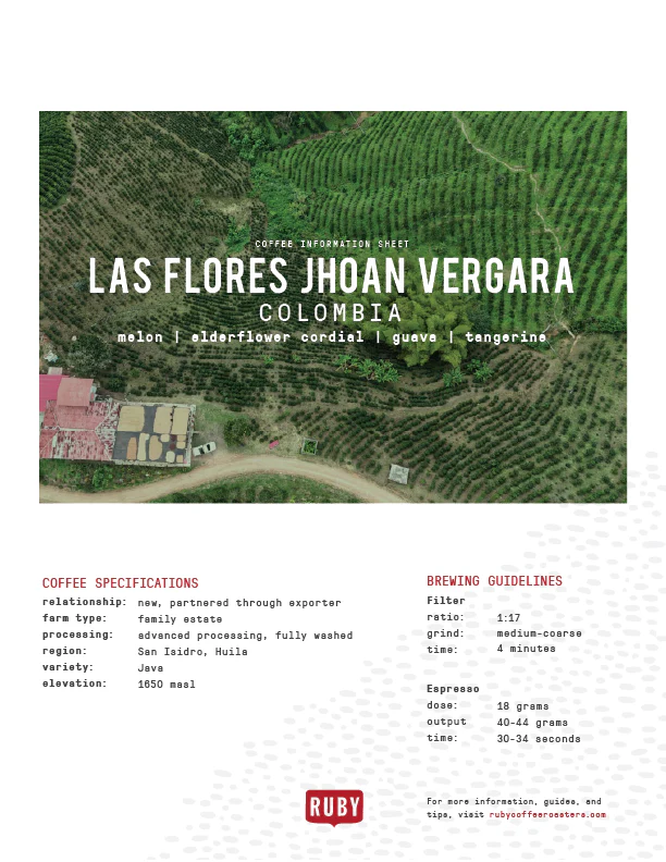 Colombia Las Flores Jhoan Vergara - Image 3