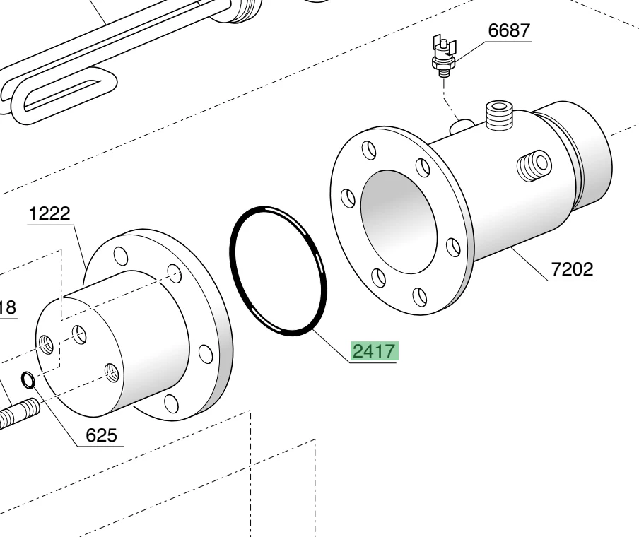 La Spaziale Coffee Boiler Frame Gasket