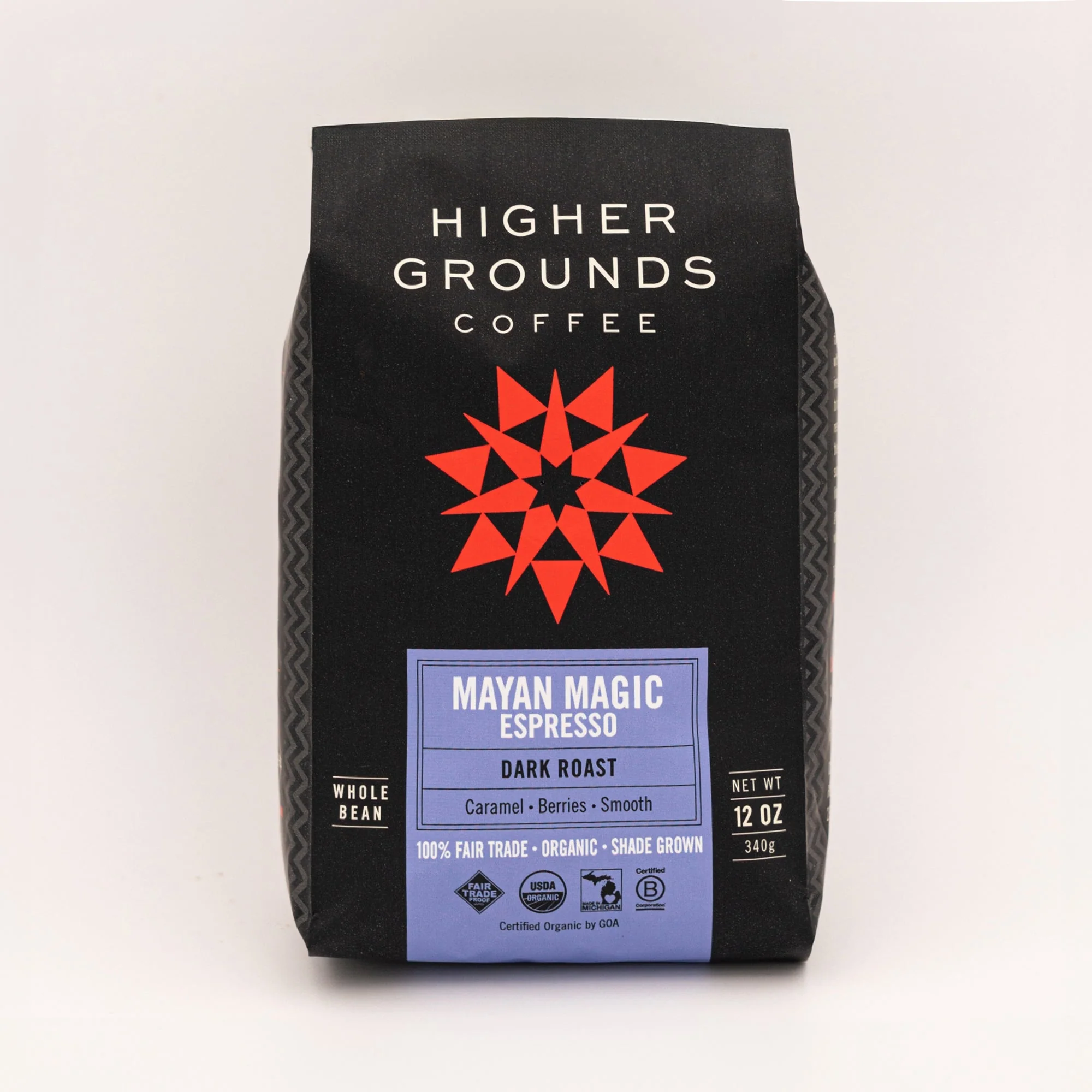 Mayan Magic Espresso by Higher Grounds Coffee