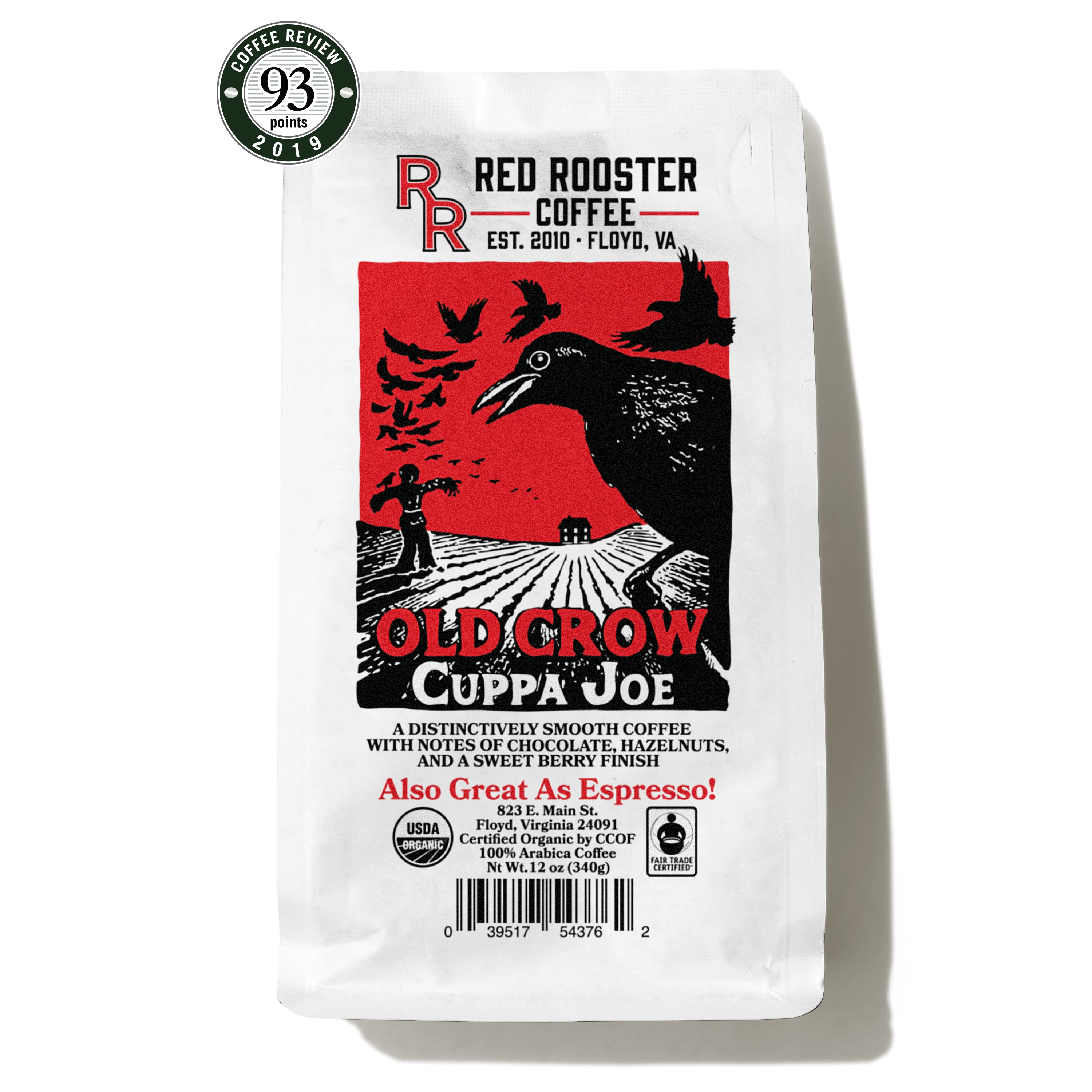Organic Old Crow Cuppa Joe