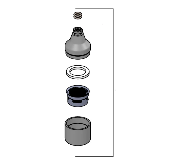 Profitec / ECM Hot Water Outlet Assembly